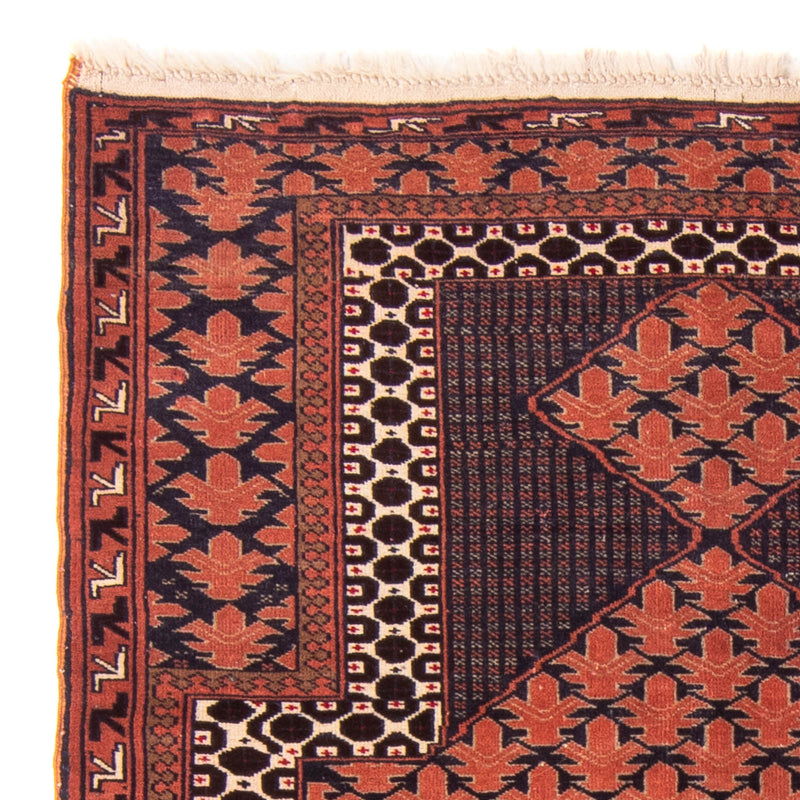 Belutsch Teppich - Gebetsteppich - 138 x 95 cm - rost