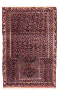 Tapis Belutsch - Tapis de prière - 138 x 93 cm - bleu foncé