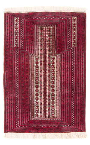 Belutsch Teppich - Gebetsteppich - 149 x 98 cm - beige