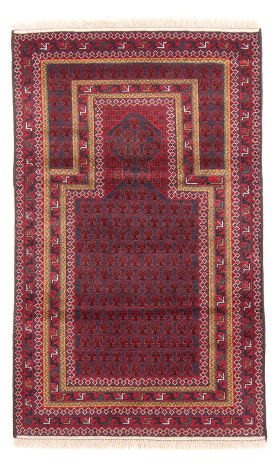 Belutsch Teppich 80x141cm - Orientteppich - dunkelblau