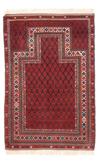 Tapis Belutsch - Tapis de prière - 155 x 103 cm - rouge