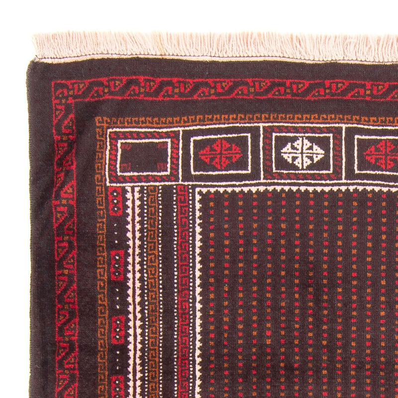 Belutsch Teppich - Gebetsteppich - 130 x 86 cm - dunkelblau