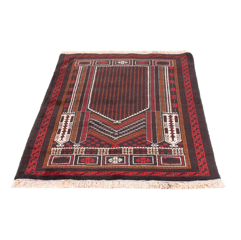 Belutsch Teppich - Gebetsteppich - 130 x 86 cm - dunkelblau