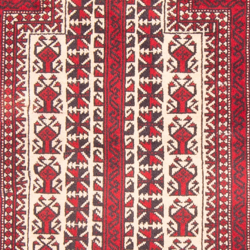 Belutsch Teppich - Gebetsteppich - 150 x 90 cm - beige