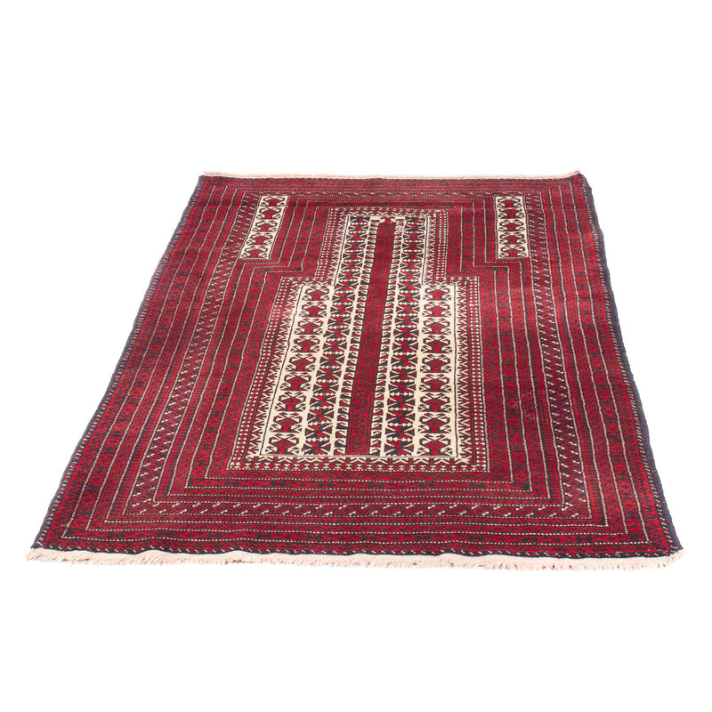 Belutsch Teppich - Gebetsteppich - 150 x 90 cm - beige