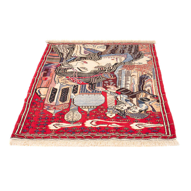Belutsch Teppich - 124 x 89 cm - mehrfarbig