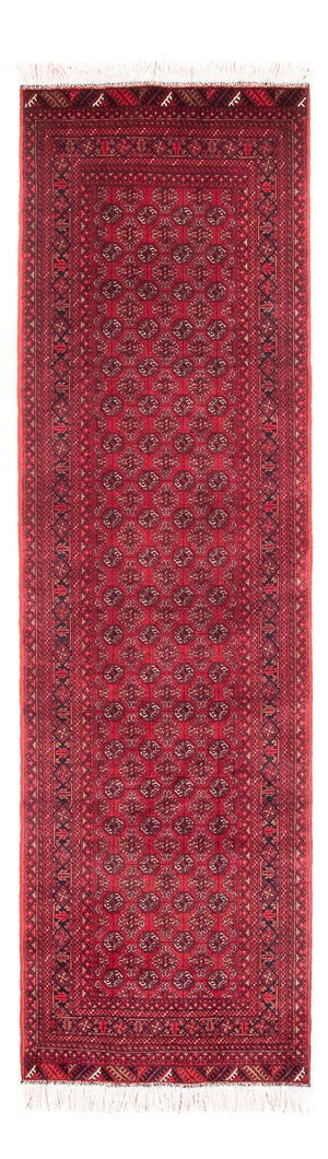 Läufer Afghan - Buchara - 290 x 80 cm - rot