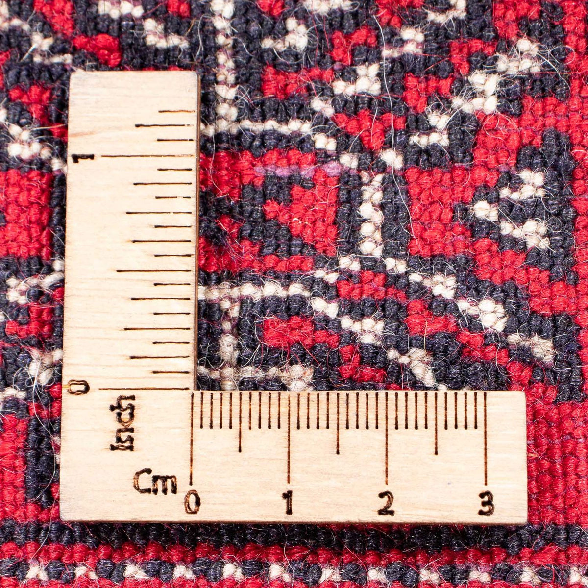 Läufer Afghan - Buchara - 380 x 90 cm - rot