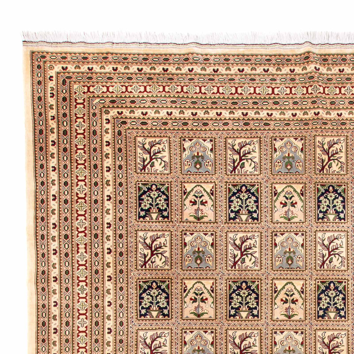 Afghan Teppich - 400 x 296 cm - beige