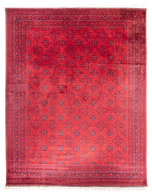 Afghan Teppich - Buchara - 380 x 300 cm - rot