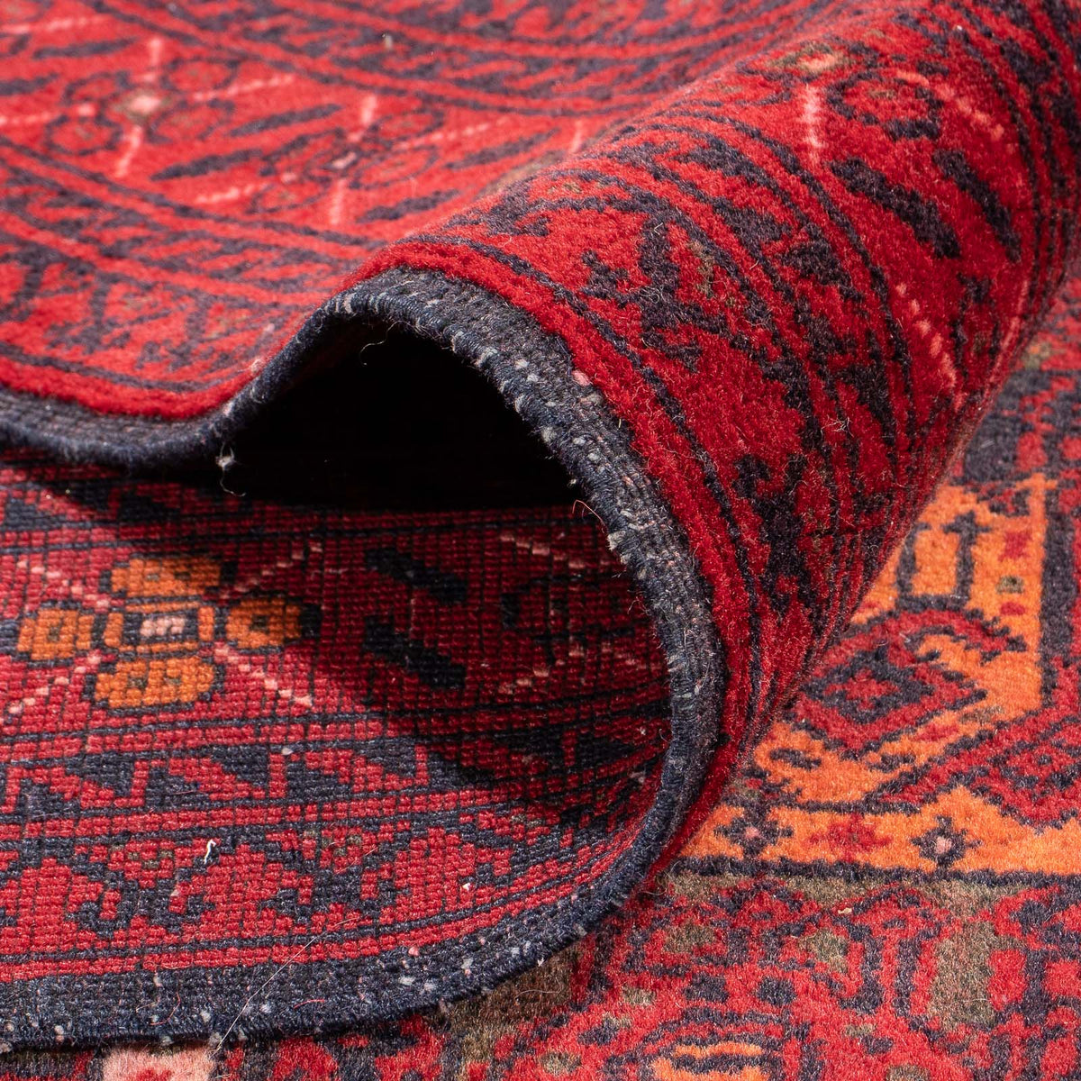 Afghan Teppich - 293 x 202 cm - rot
