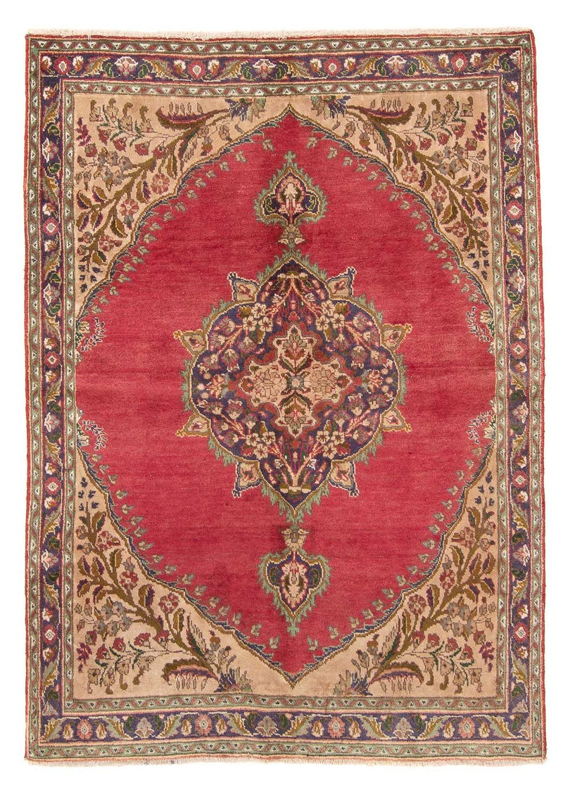 Perserteppich - Täbriz - 203 x 145 cm - rot