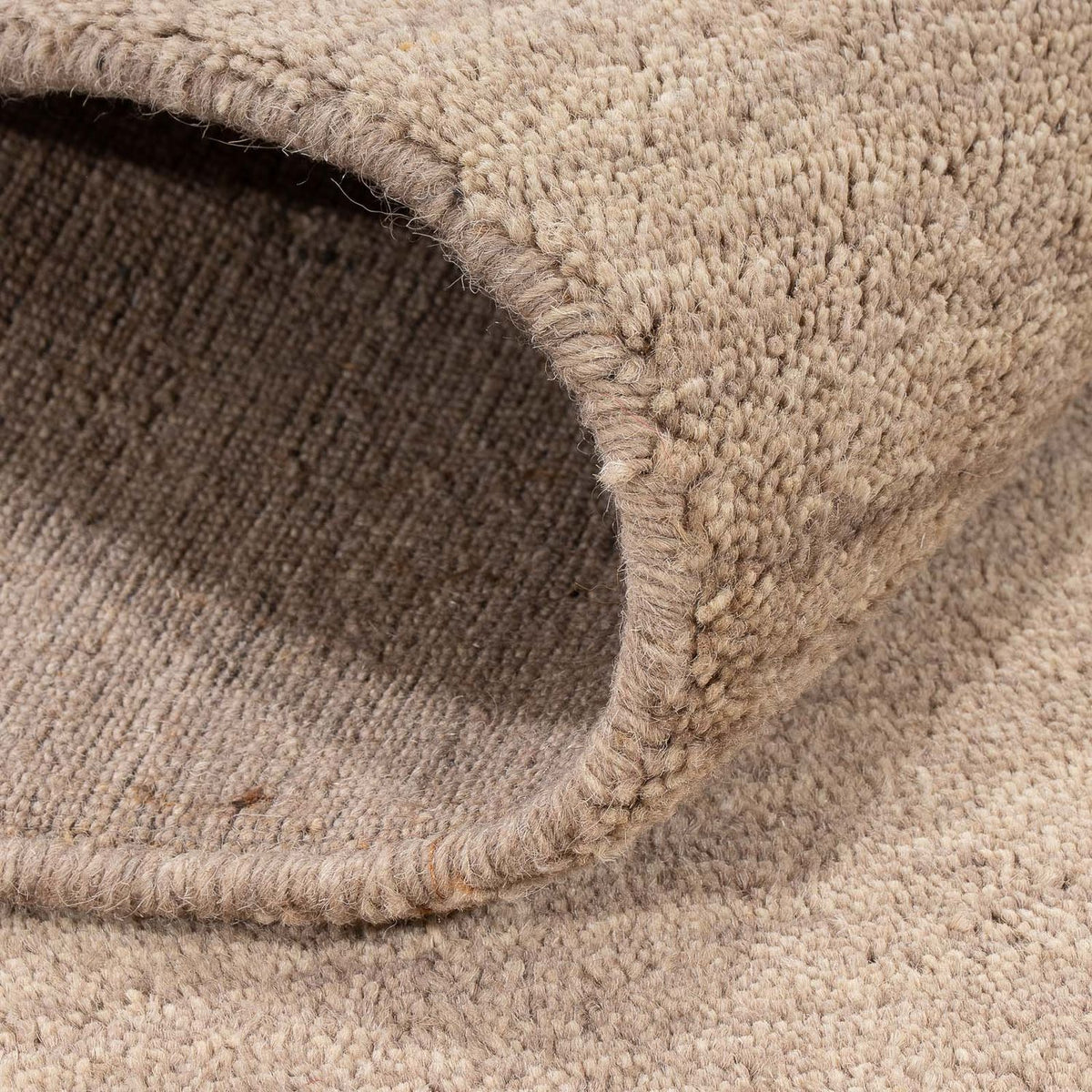 Gabbeh Teppich - Loribaft Softy - 126 x 58 cm - natur