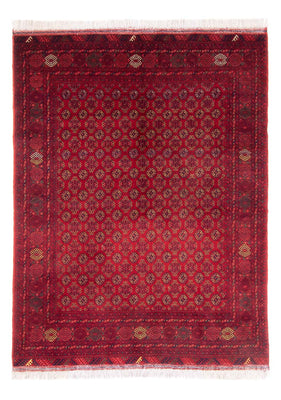 Afghan Teppich - 193 x 148 cm - rot