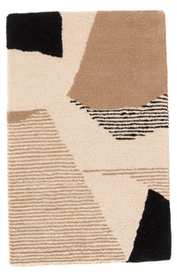 Tapis en laine - 90 x 60 cm - beige
