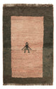 Gabbeh Persisch Teppich 82x56cm - Perserteppich Wollteppich