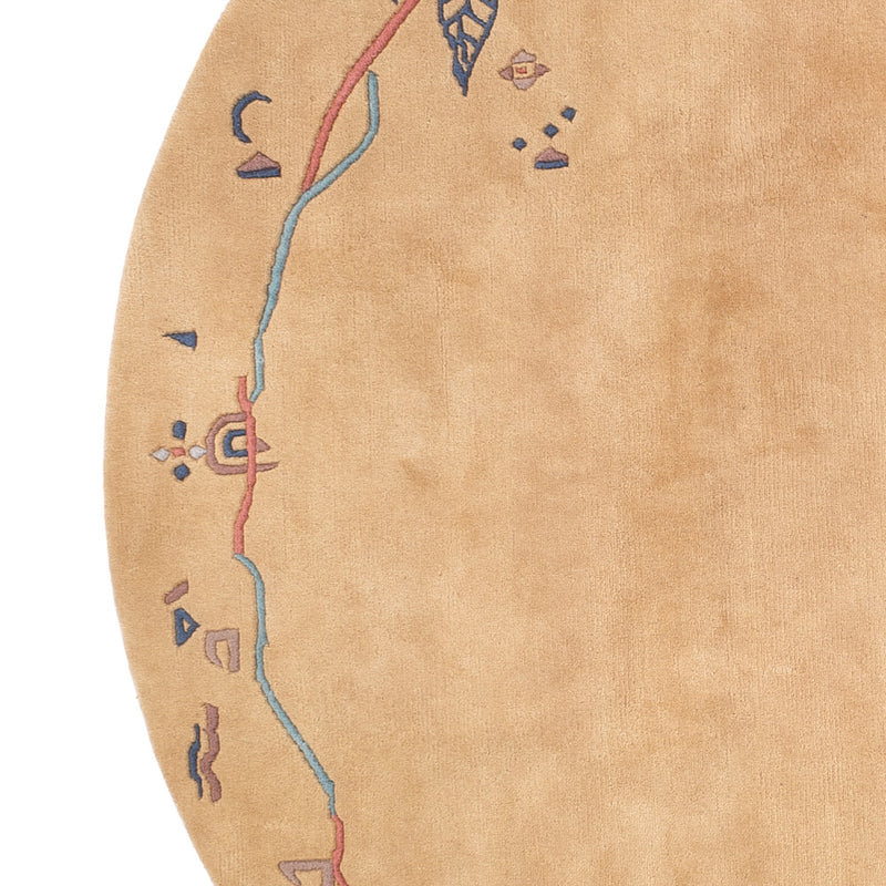 Tappeto Nepal - 240 x 240 cm - beige