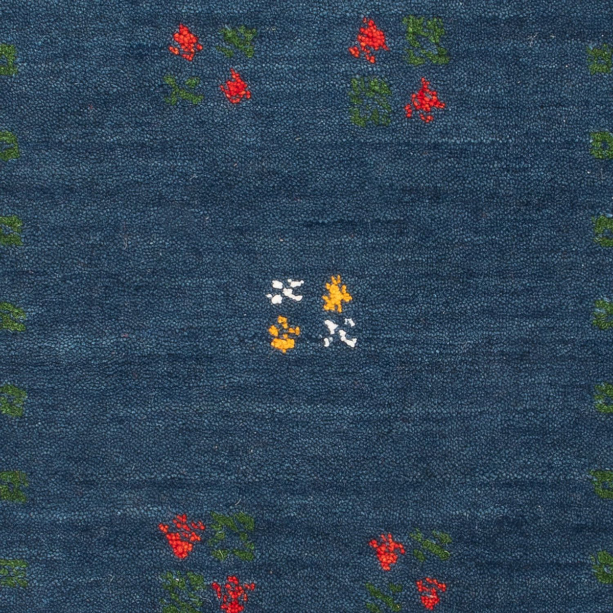 Gabbeh Teppich - Loribaft Softy - 90 x 60 cm - blau