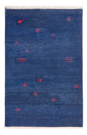 Gabbeh Teppich - Indus - 180 x 120 cm - dunkelblau