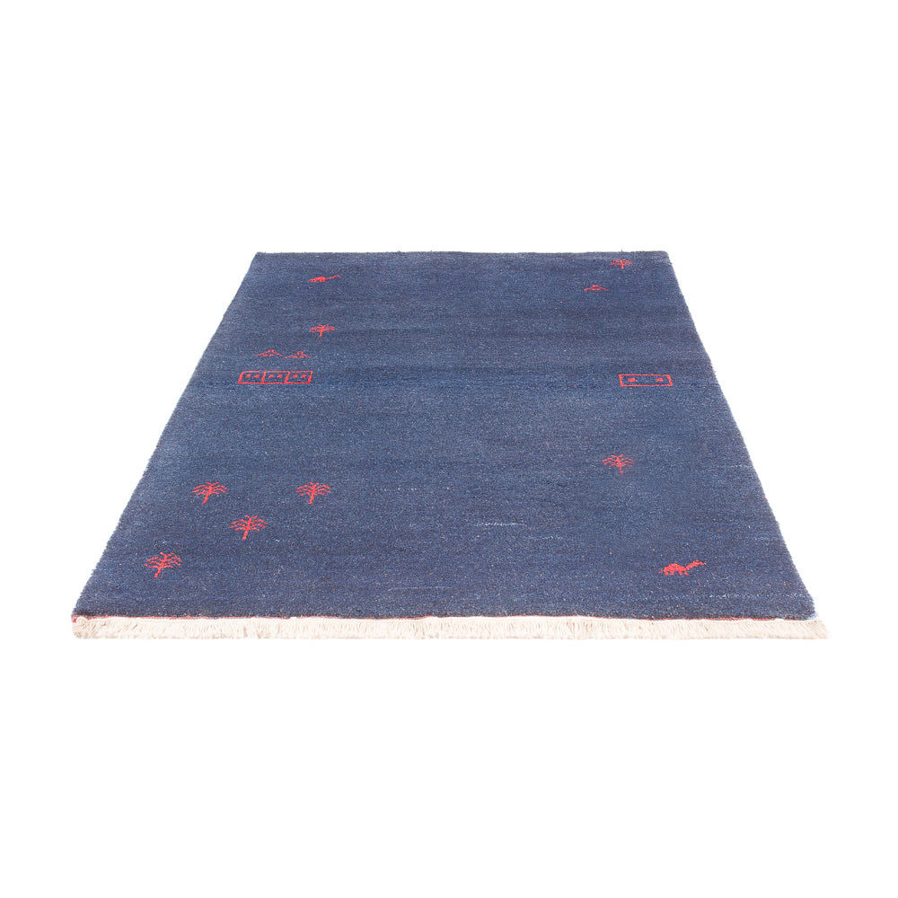 Gabbeh Teppich - Indus - 180 x 120 cm - dunkelblau