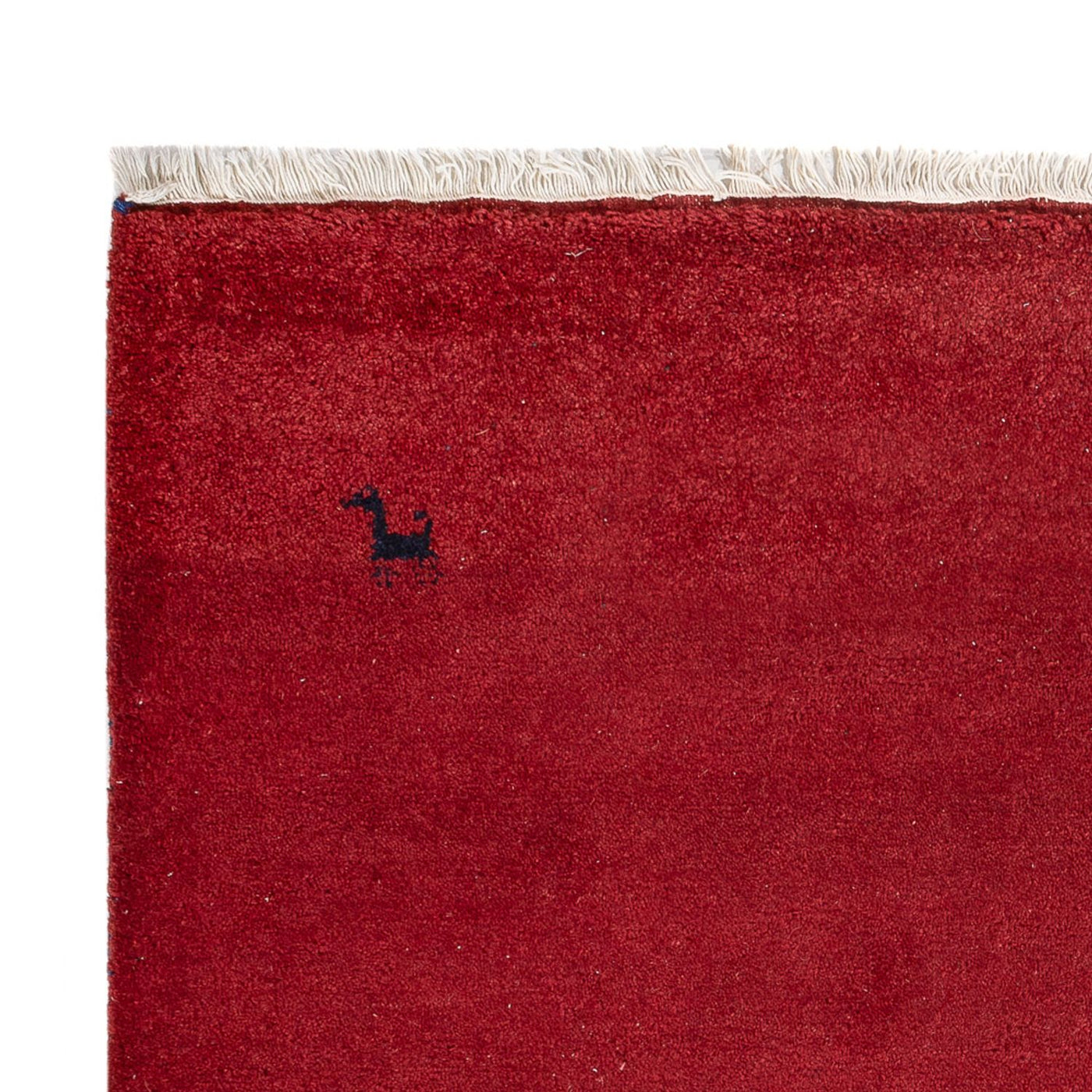 Tapis Gabbeh - Indus - 180 x 120 cm - rouge bordeaux