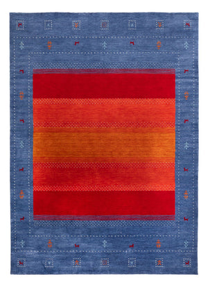 Gabbeh Teppich - Loribaft Softy - 240 x 170 cm - blau