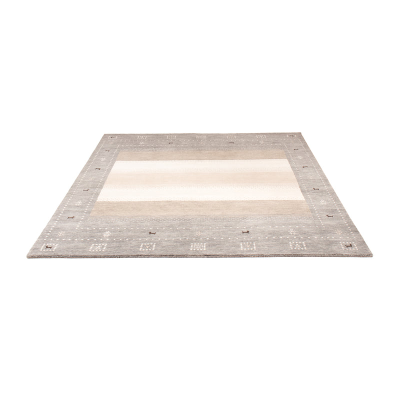 Gabbeh Teppich - Loribaft Softy - 240 x 170 cm - grau