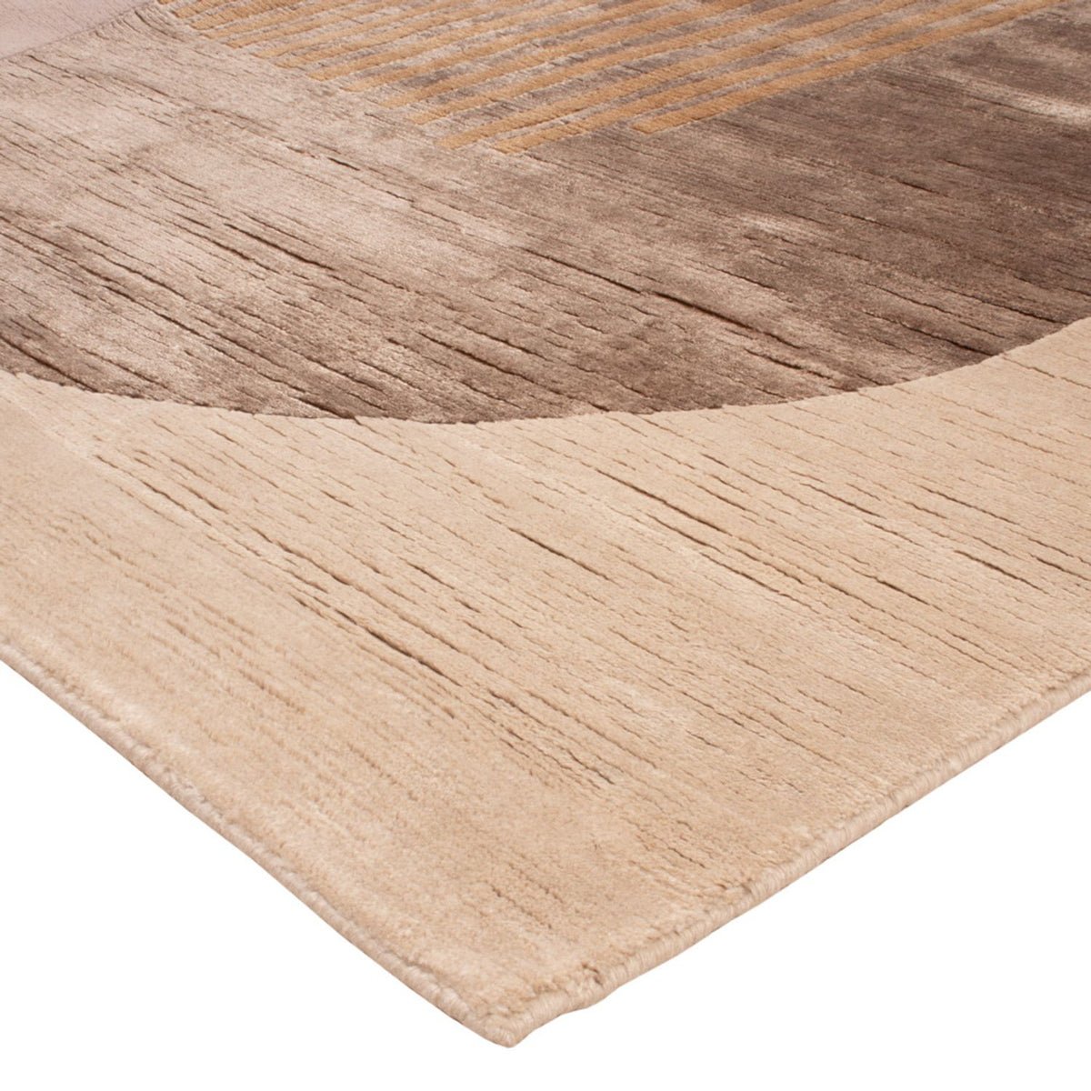 Designer Teppich - 241 x 166 cm - beige