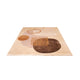 Designer Teppich - 241 x 166 cm - beige