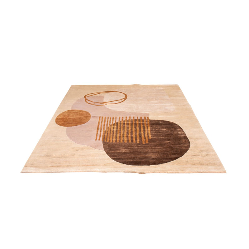 Designer Teppich - 241 x 166 cm - beige