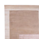 Designer Teppich - 244 x 169 cm - silber
