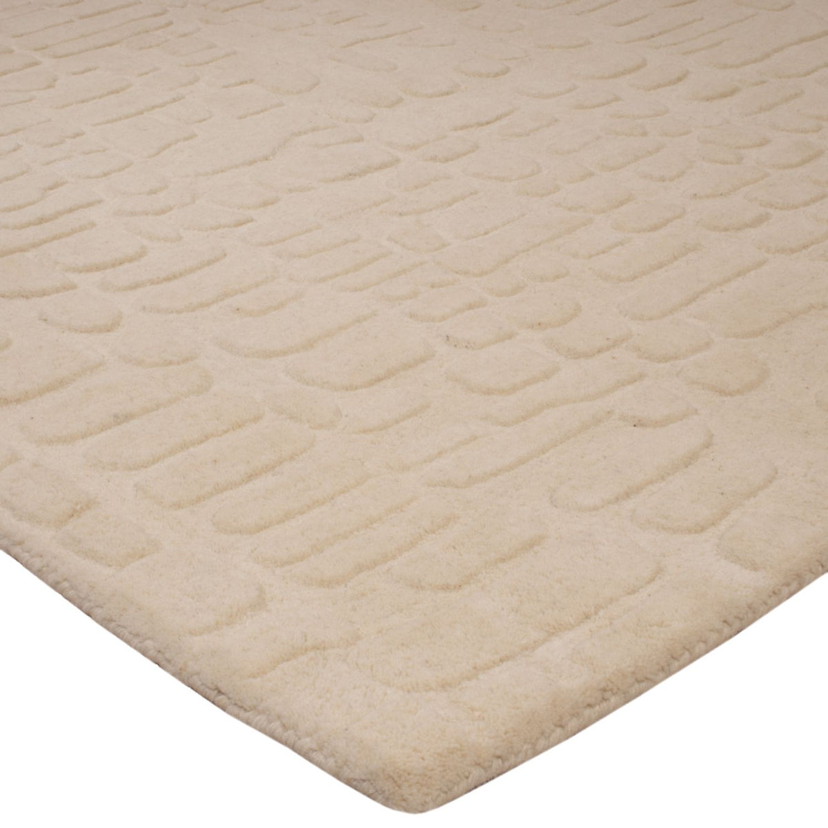 Wollteppich - 200 x 140 cm - beige