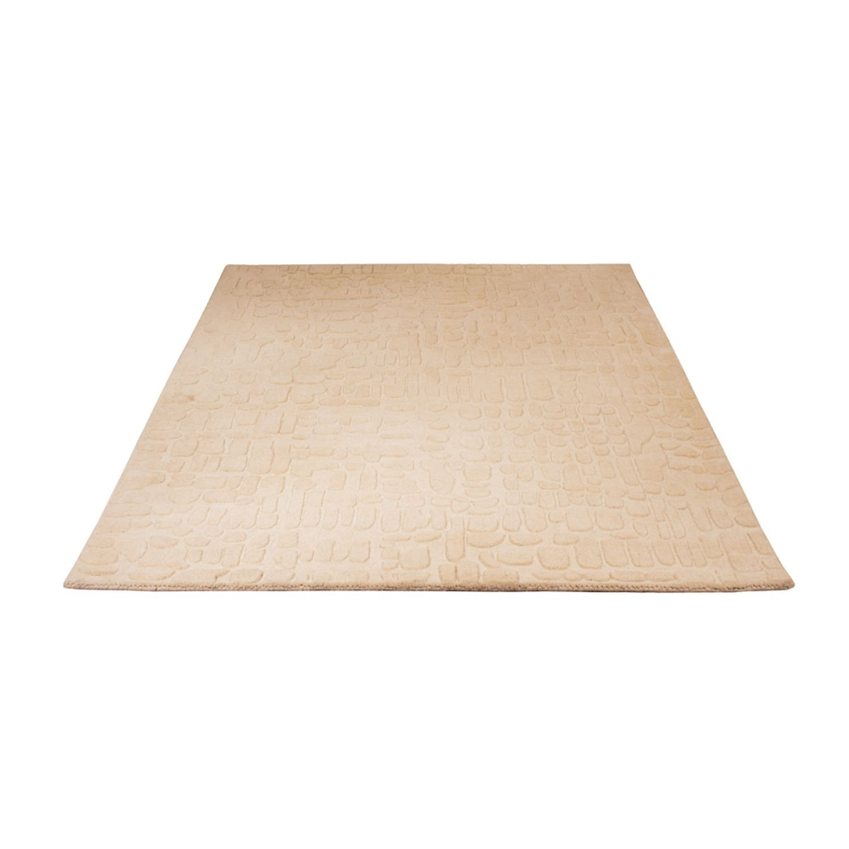 Wollteppich - 200 x 140 cm - beige