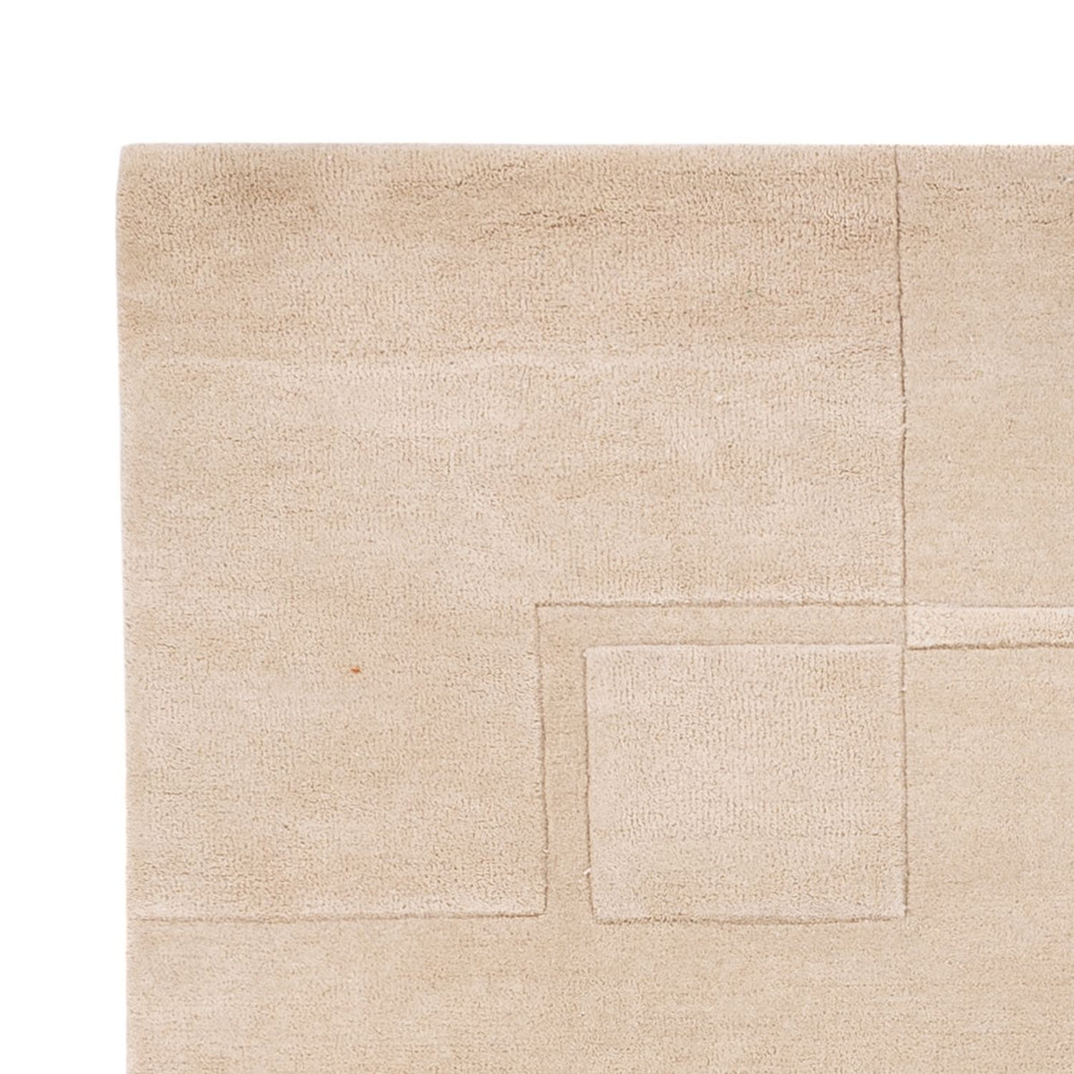 Wollteppich - 200 x 140 cm - beige