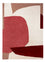 Designer Teppich - 200 x 140 cm - rosa