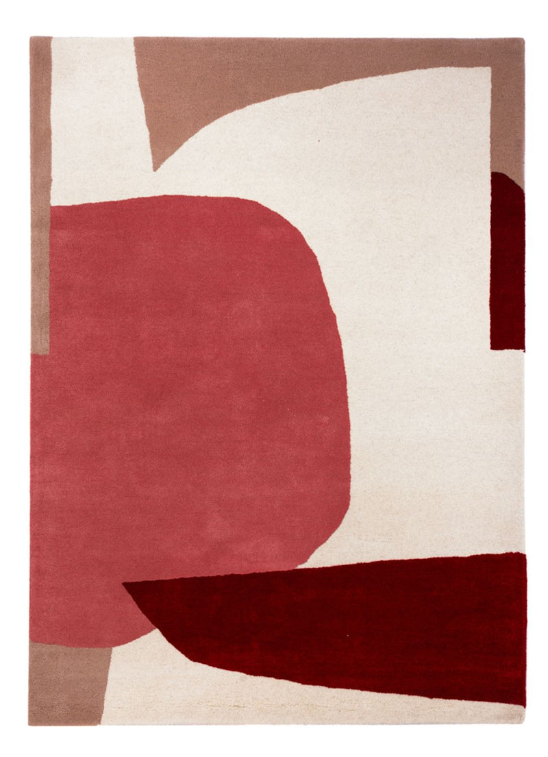 Designer Teppich - 200 x 140 cm - rosa