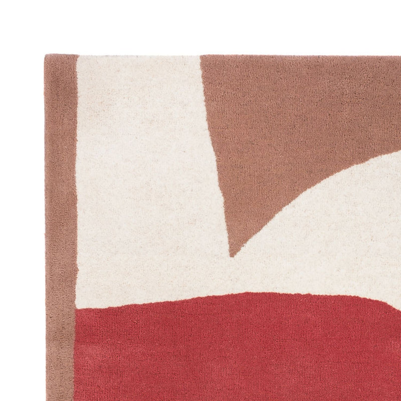 Designer Teppich - 200 x 140 cm - rosa