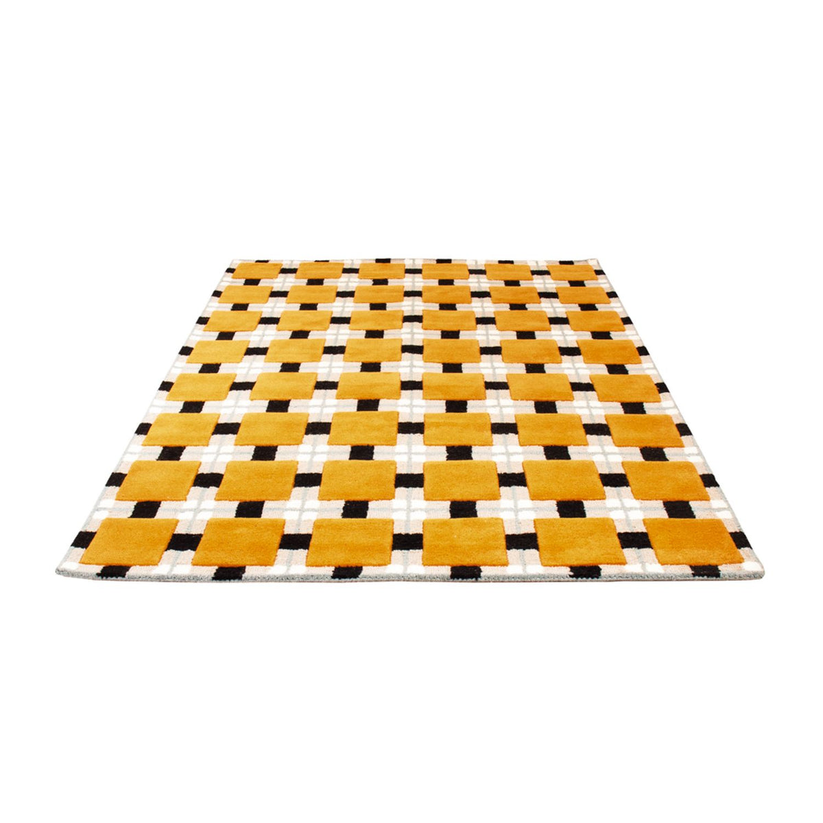 Designer Teppich - 200 x 140 cm - gold