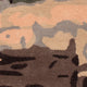 Designer Teppich - 90 x 60 cm - mehrfarbig