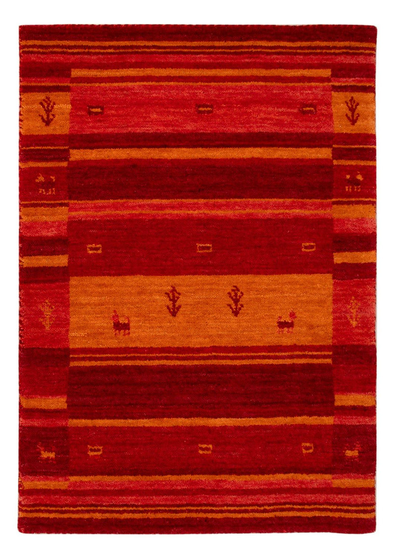 Gabbeh Teppich - Softy - 90 x 60 cm - rot