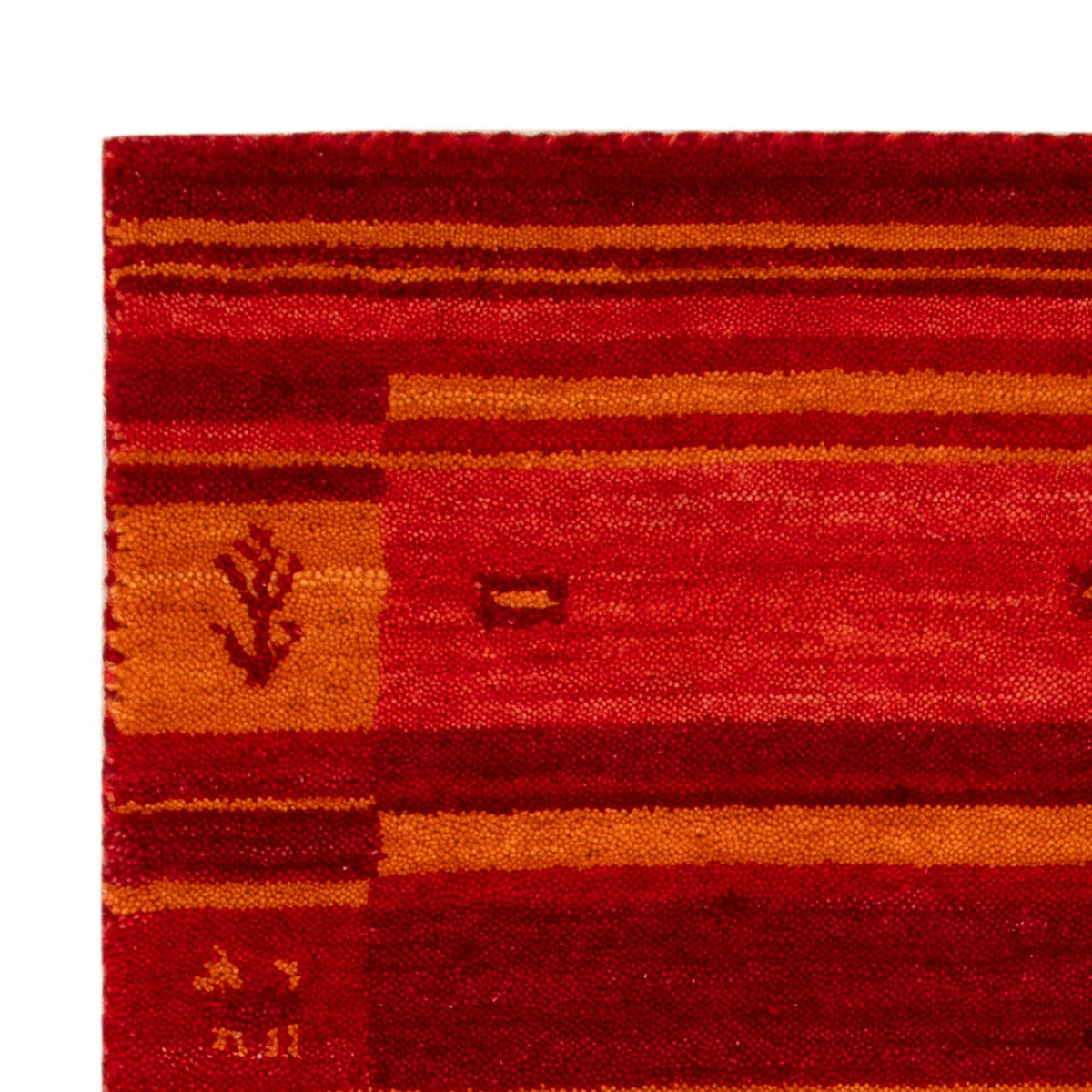 Gabbeh Teppich - Softy - 90 x 60 cm - rot