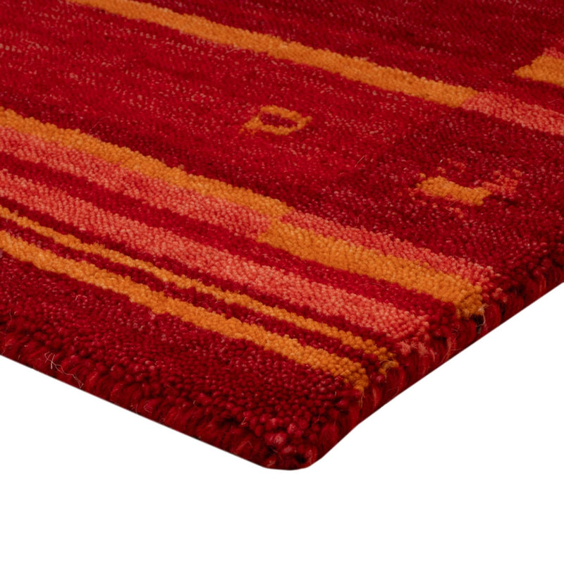 Gabbeh Teppich - Softy - 90 x 60 cm - rot
