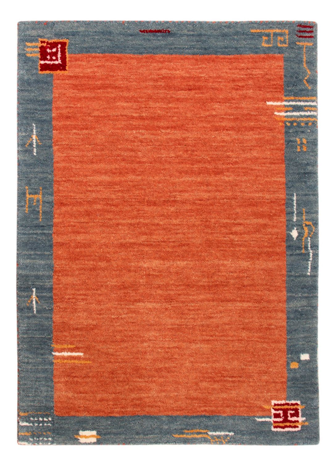 Gabbeh Teppich - Softy - 90 x 60 cm - rot