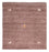 Gabbeh Teppich - Softy quadratisch  - 150 x 150 cm - braun