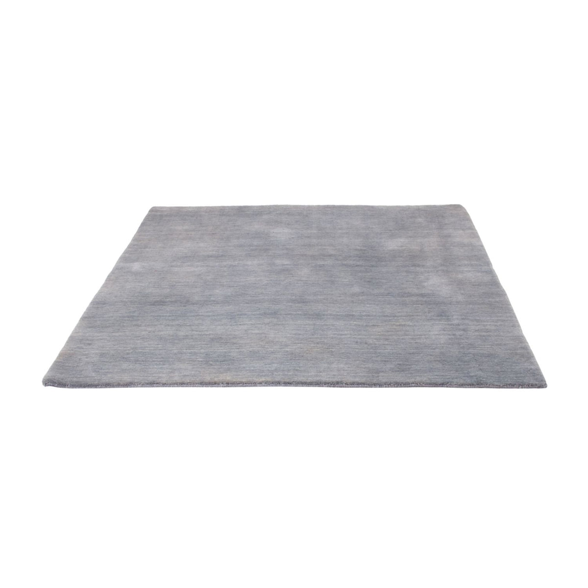 Gabbeh Teppich - Loribaft Softy quadratisch  - 150 x 150 cm - grau