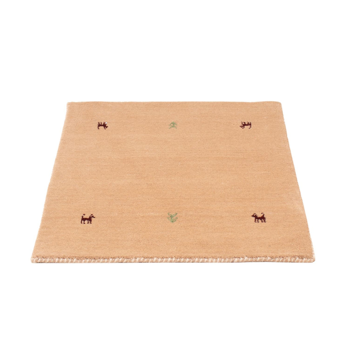 Gabbeh Teppich - Softy - 65 x 60 cm - beige