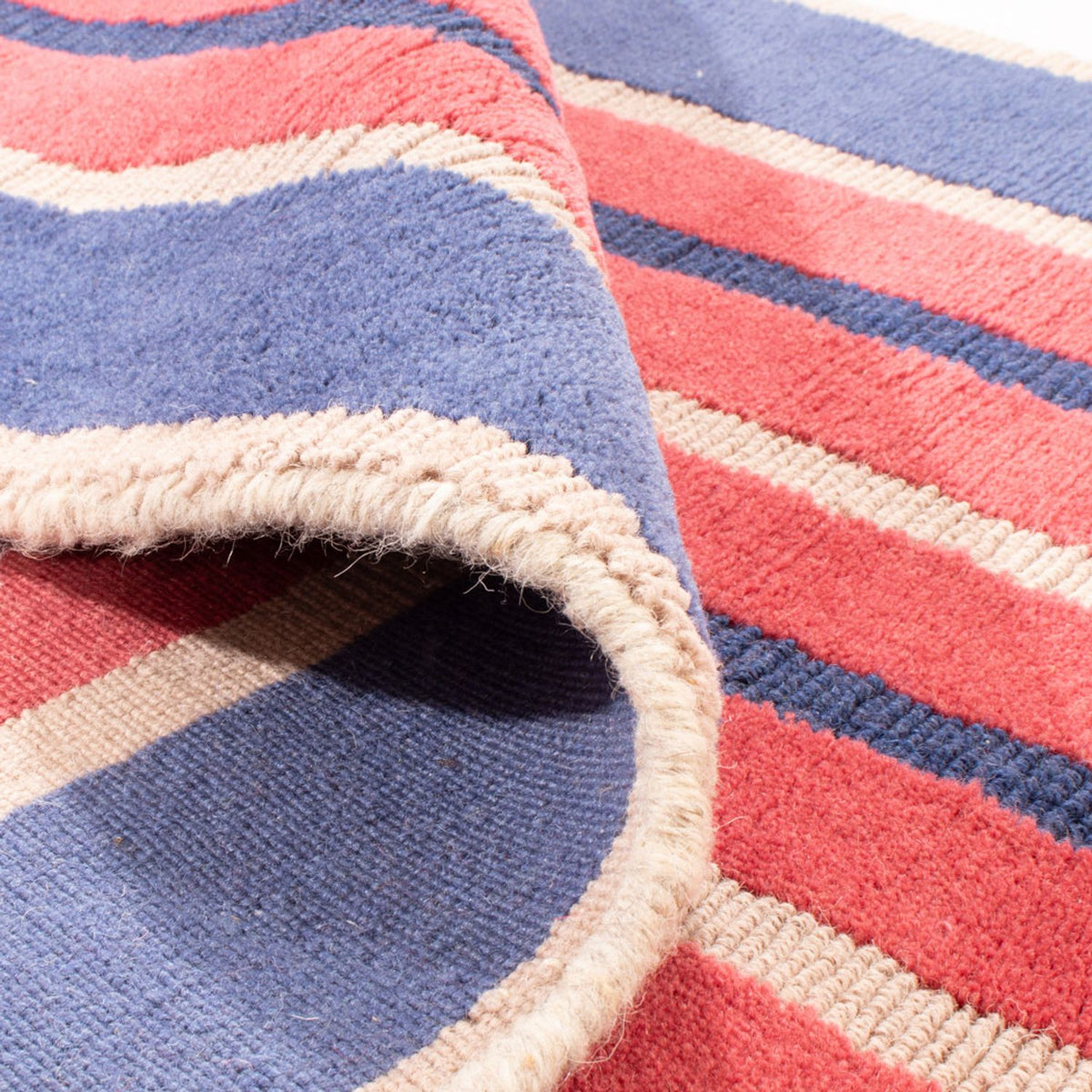 Wollteppich - 140 x 90 cm - mehrfarbig