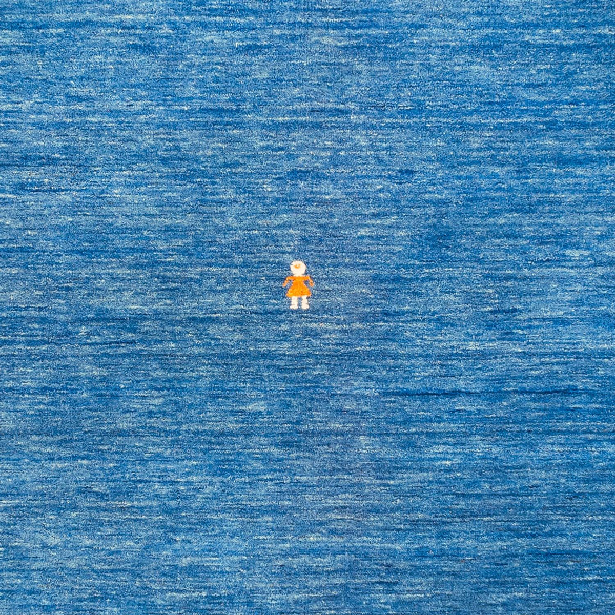 Gabbeh Teppich - Softy quadratisch  - 250 x 250 cm - blau