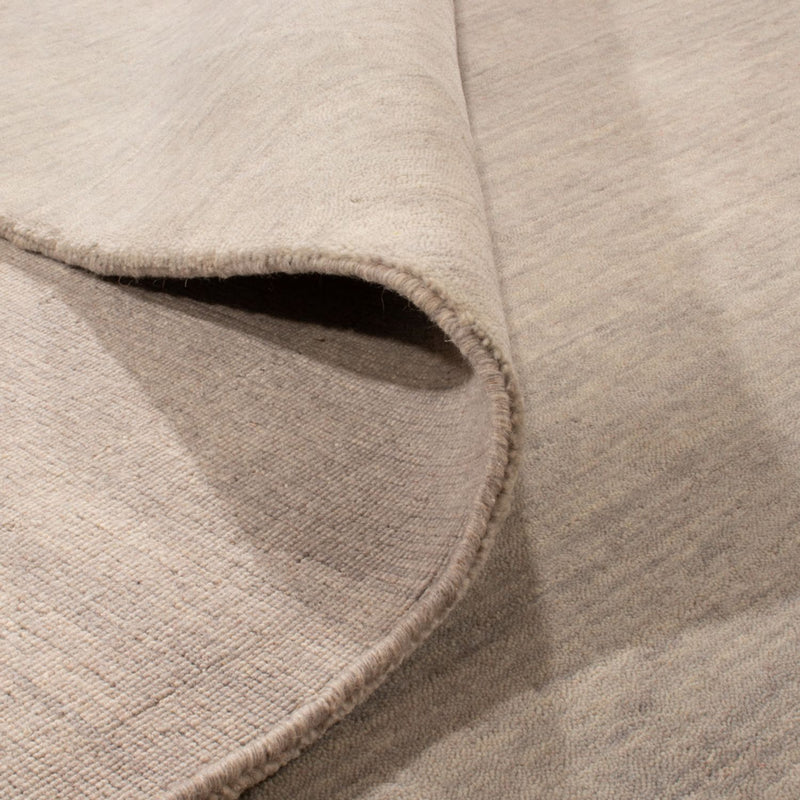 Gabbeh Teppich - Loribaft Softy quadratisch  - 275 x 275 cm - silber