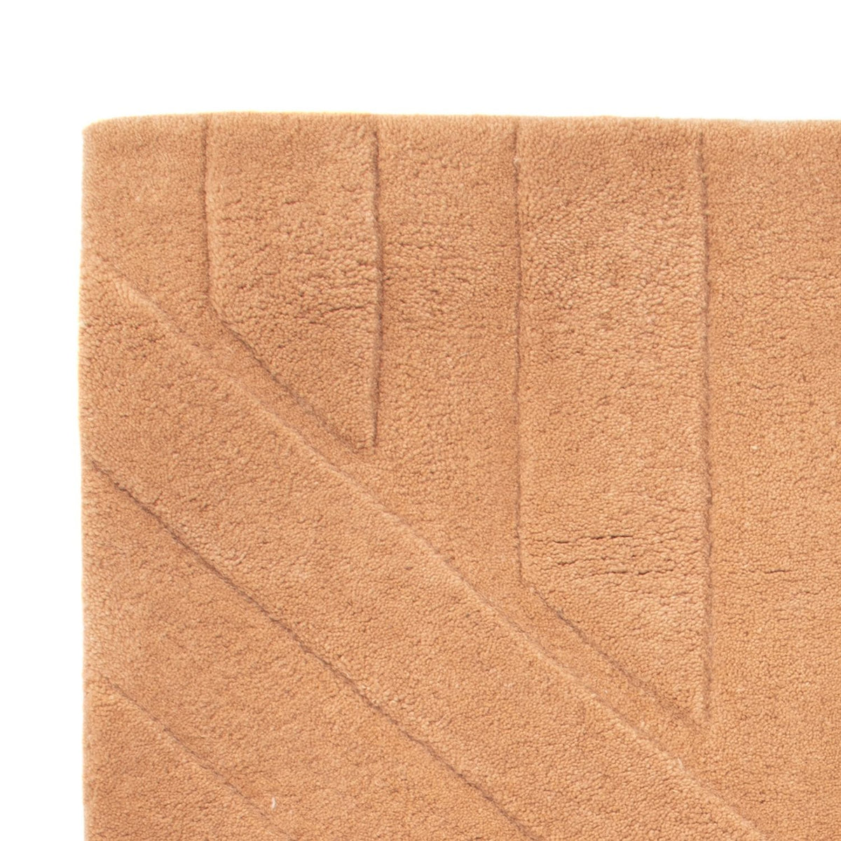 Wollteppich - 90 x 60 cm - lachs